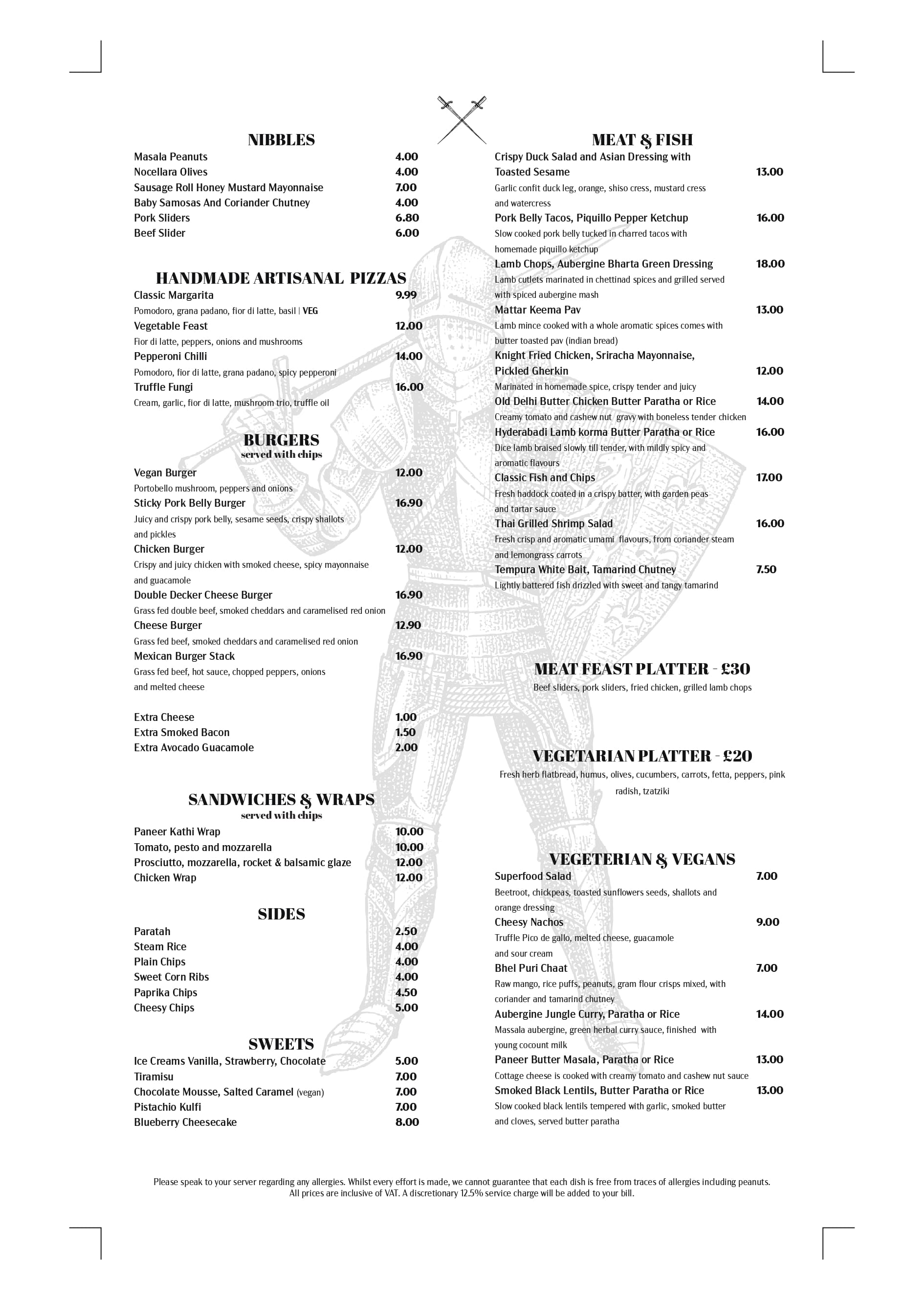 Food menu page 2